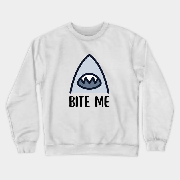 Bite Me Crewneck Sweatshirt by Owlora Studios